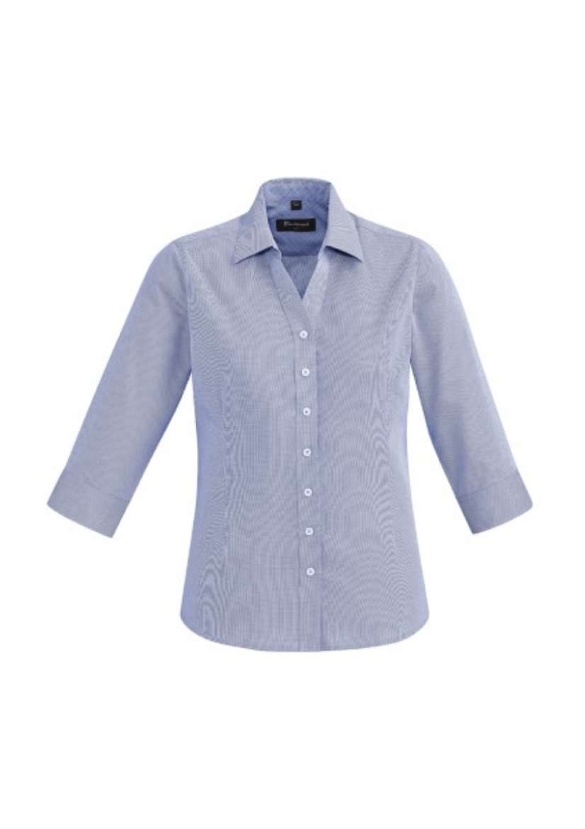 Picture of Biz Corporates Ladies Hudson Shirt 3/4 Sleeve 100% Cotton